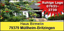 Ferienwohnung Schwarzwald Markgr&auml;flerland M&uuml;llheim