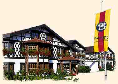 Blumen geschmücktes Haus im Schwarzwald