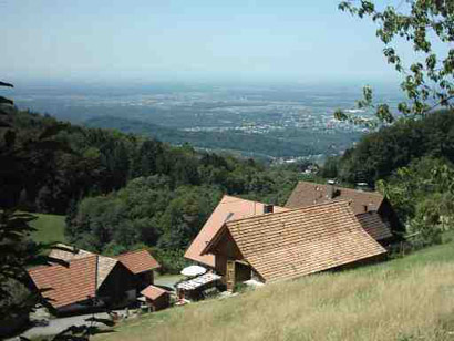 Aussicht von Sasbachwalden Ortsteil Brandmatt