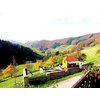 Panorama-Herbstbild vom Balkon